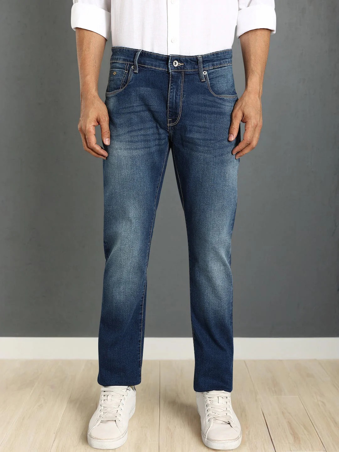 Indian Terrain Men Blue Jeans